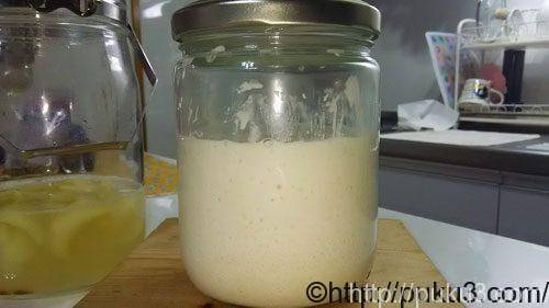 うまく酵母がおきるとガスがでます