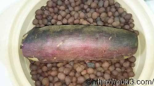 ひっくり返すときに撮影