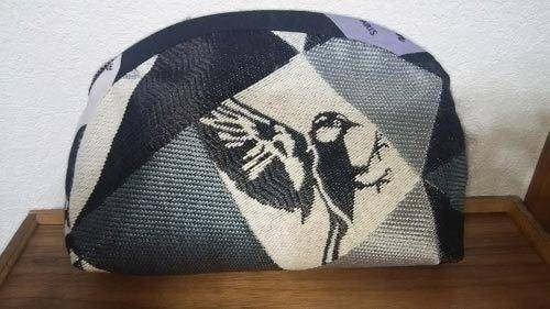 鳥柄ミニポーチ