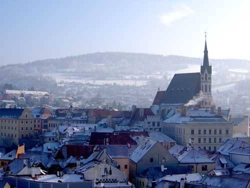 チェスキー・クロムロフにて