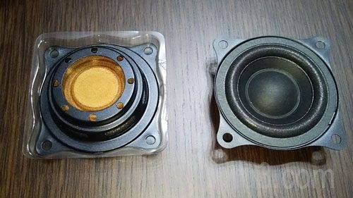 2.2インチ・パッシブラジエーター