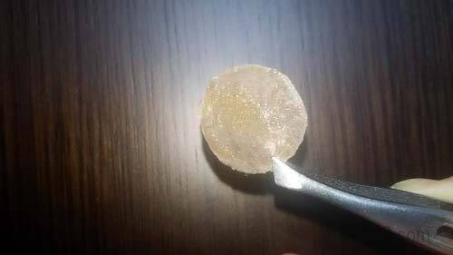 被覆材が溶け、かなり消えてます