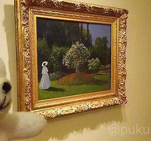 この絵がお出迎えした感じでした