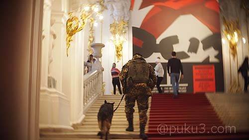 エルミタージュ美術館にて