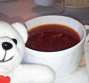 この日の昼食はボルシチ