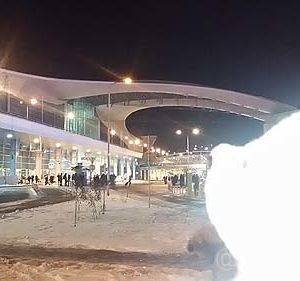 シェレメーチエヴォ空港にて